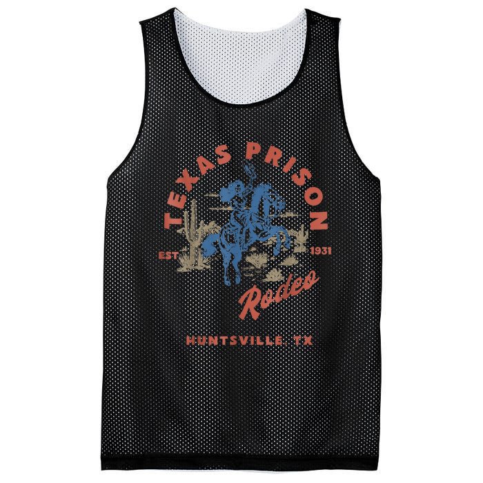 Texas Prison Rodeo Cowboy Western Mesh Reversible Basketball Jersey Tank