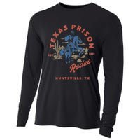 Texas Prison Rodeo Cowboy Western Cooling Performance Long Sleeve Crew