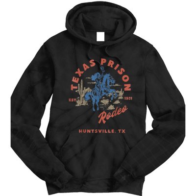 Texas Prison Rodeo Cowboy Western Tie Dye Hoodie