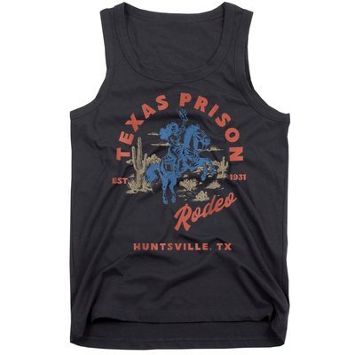 Texas Prison Rodeo Cowboy Western Tank Top