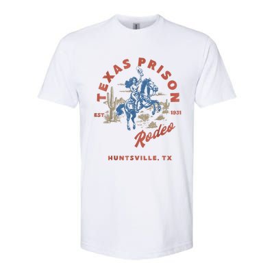 Texas Prison Rodeo Cowboy Western Softstyle CVC T-Shirt