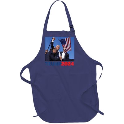 Trump Pa Rally Pennsylvania Rally Trump 2024 Full-Length Apron With Pockets