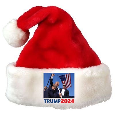 Trump Pa Rally Pennsylvania Rally Trump 2024 Premium Christmas Santa Hat