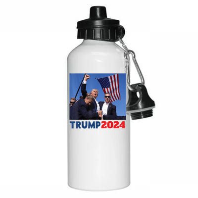 Trump Pa Rally Pennsylvania Rally Trump 2024 Aluminum Water Bottle