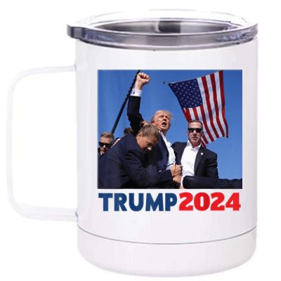 Trump Pa Rally Pennsylvania Rally Trump 2024 12 oz Stainless Steel Tumbler Cup