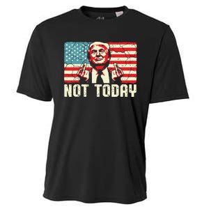 Trump Pennsylvania Rally Shooting Not Today Cooling Performance Crew T-Shirt