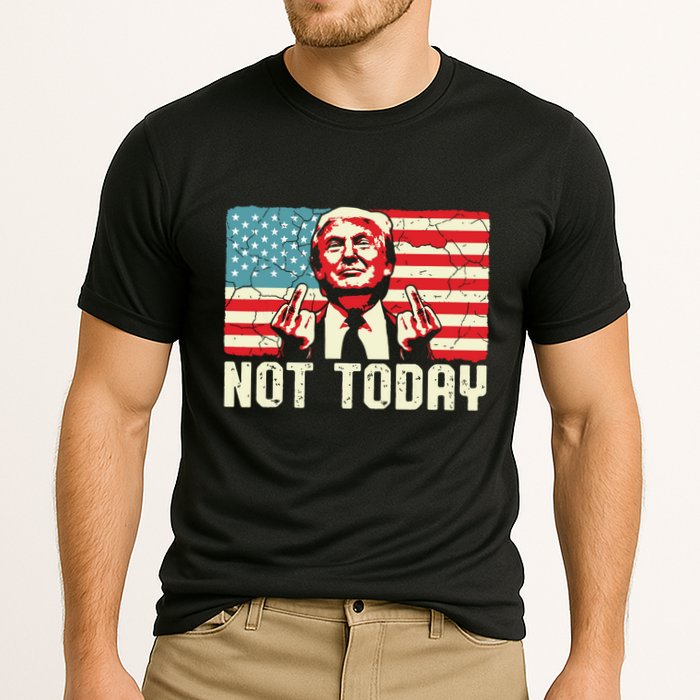 Trump Pennsylvania Rally Shooting Not Today Cooling Performance Crew T-Shirt