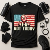 Trump Pennsylvania Rally Shooting Not Today Cooling Performance Crew T-Shirt