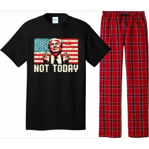 Trump Pennsylvania Rally Shooting Not Today Pajama Set