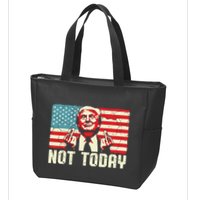Trump Pennsylvania Rally Shooting Not Today Zip Tote Bag