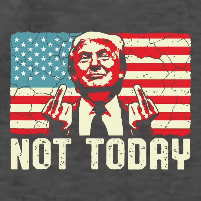 Trump Pennsylvania Rally Shooting Not Today Vector Backpack