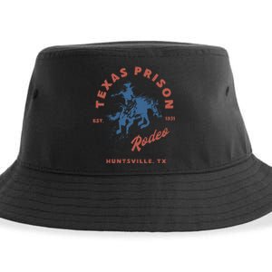 Texas Prison Rodeo Cowboy Western Gift Sustainable Bucket Hat