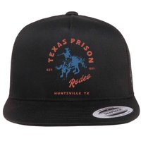 Texas Prison Rodeo Cowboy Western Gift Flat Bill Trucker Hat