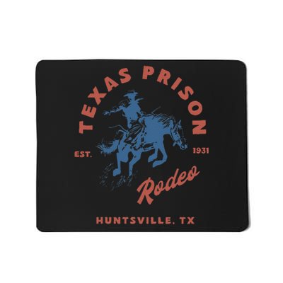 Texas Prison Rodeo Cowboy Western Gift Mousepad