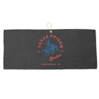 Texas Prison Rodeo Cowboy Western Gift Large Microfiber Waffle Golf Towel