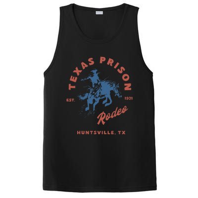 Texas Prison Rodeo Cowboy Western Gift PosiCharge Competitor Tank