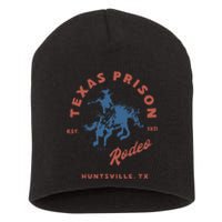 Texas Prison Rodeo Cowboy Western Gift Short Acrylic Beanie