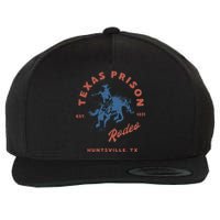 Texas Prison Rodeo Cowboy Western Gift Wool Snapback Cap