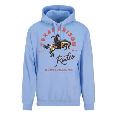 Texas Prison Rodeo Cowboy Western Unisex Surf Hoodie