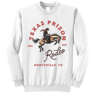 Texas Prison Rodeo Cowboy Western Sweatshirt