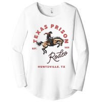 Texas Prison Rodeo Cowboy Western Women's Perfect Tri Tunic Long Sleeve Shirt