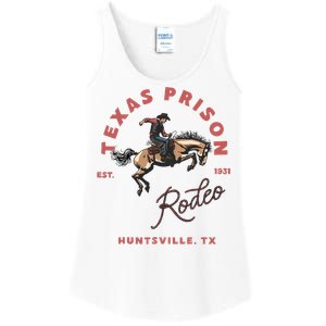 Texas Prison Rodeo Cowboy Western Ladies Essential Tank