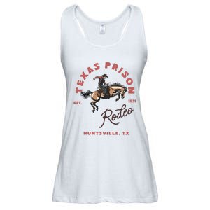 Texas Prison Rodeo Cowboy Western Ladies Essential Flowy Tank