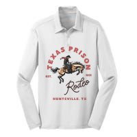 Texas Prison Rodeo Cowboy Western Silk Touch Performance Long Sleeve Polo