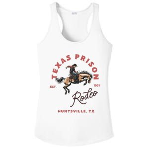 Texas Prison Rodeo Cowboy Western Ladies PosiCharge Competitor Racerback Tank