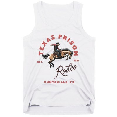 Texas Prison Rodeo Cowboy Western Tank Top