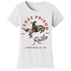 Texas Prison Rodeo Cowboy Western Women's T-Shirt