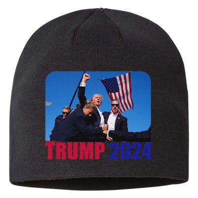 Trump Pennsylvania Rally Shooting Bold Design Sustainable Beanie