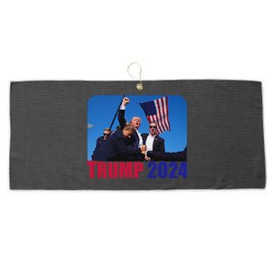 Trump Pennsylvania Rally Shooting Bold Design Large Microfiber Waffle Golf Towel