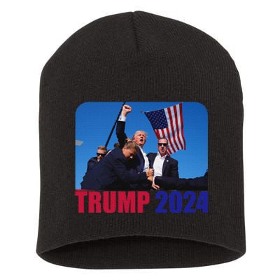 Trump Pennsylvania Rally Shooting Bold Design Short Acrylic Beanie