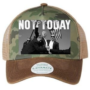 Trump Pennsylvania Rally Shooting Not Today Legacy Tie Dye Trucker Hat