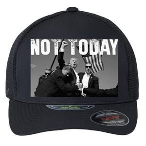 Trump Pennsylvania Rally Shooting Not Today Flexfit Unipanel Trucker Cap