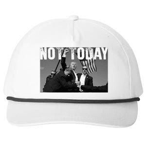 Trump Pennsylvania Rally Shooting Not Today Snapback Five-Panel Rope Hat