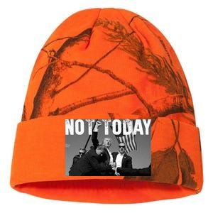 Trump Pennsylvania Rally Shooting Not Today Kati Licensed 12" Camo Beanie