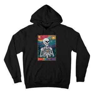 The Pride Retro Hearts Skeletons Lgbtq Month 70s Tarot Card Tall Hoodie