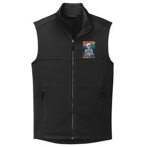 The Pride Retro Hearts Skeletons Lgbtq Month 70s Tarot Card Collective Smooth Fleece Vest