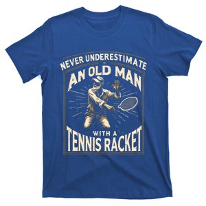 Tennis Player Racket Sport FatherS Day Tennis Lovers Great Gift T-Shirt