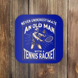 Tennis Player Racket Sport FatherS Day Tennis Lovers Great Gift Coaster