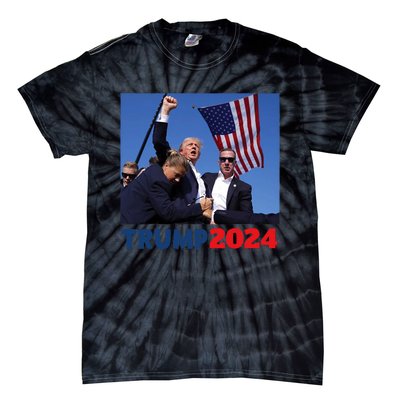 Trump Pa Rally Pennsylvania Rally Trump 2024 Tie-Dye T-Shirt