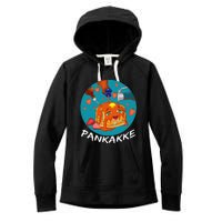 This Pancake REALLY Loves Syrup! Funny Anime Food Pun Women's Fleece Hoodie