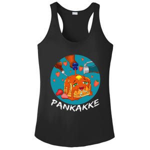 This Pancake REALLY Loves Syrup! Funny Anime Food Pun Ladies PosiCharge Competitor Racerback Tank