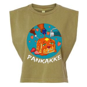 This Pancake REALLY Loves Syrup! Funny Anime Food Pun Garment-Dyed Women's Muscle Tee