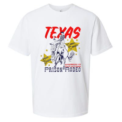 Texas Prison Rodeo Cowboy Western Sueded Cloud Jersey T-Shirt