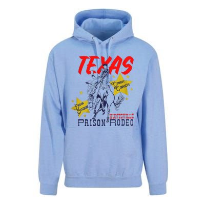 Texas Prison Rodeo Cowboy Western Unisex Surf Hoodie