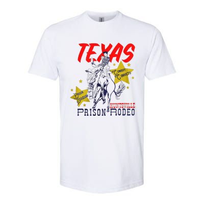 Texas Prison Rodeo Cowboy Western Softstyle CVC T-Shirt