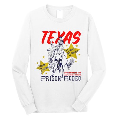 Texas Prison Rodeo Cowboy Western Long Sleeve Shirt